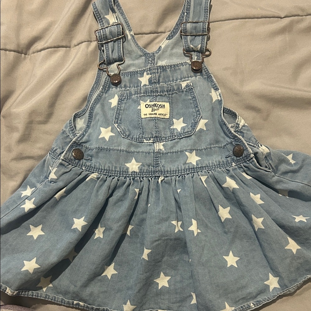 OshKosh B'gosh Denim Dress with White Stars